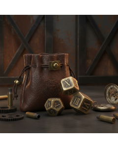 Brown Leather Duffel Bag