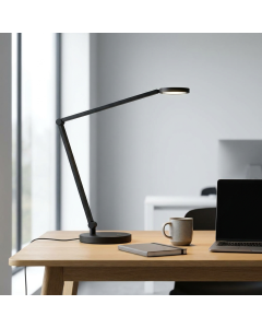 Slim Black LED Desk Lamp