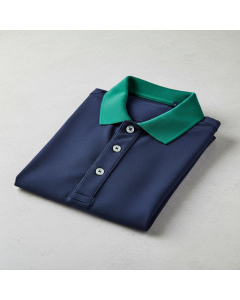 Contrast Collar Sport Polo Shirt